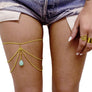 Turquoise Bohem Leg Chain